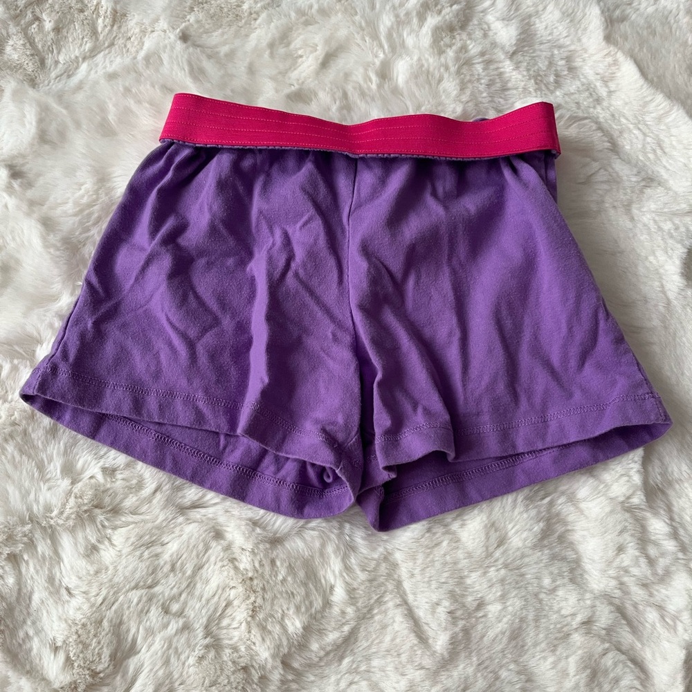 Wonder Nation Purple Shorts with Pink Trim